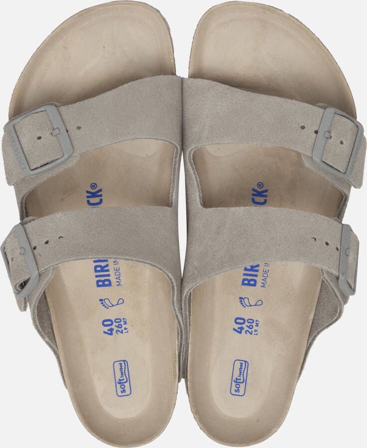 BIRKENSTOCK Slippers Arizona Maat: 35 Materiaal: Suède Kleur: Groen