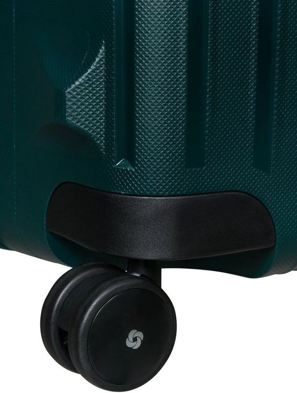 Samsonite - S´cure Spinner - Reistas - Zwart - Polypropyleen - 102 Liter