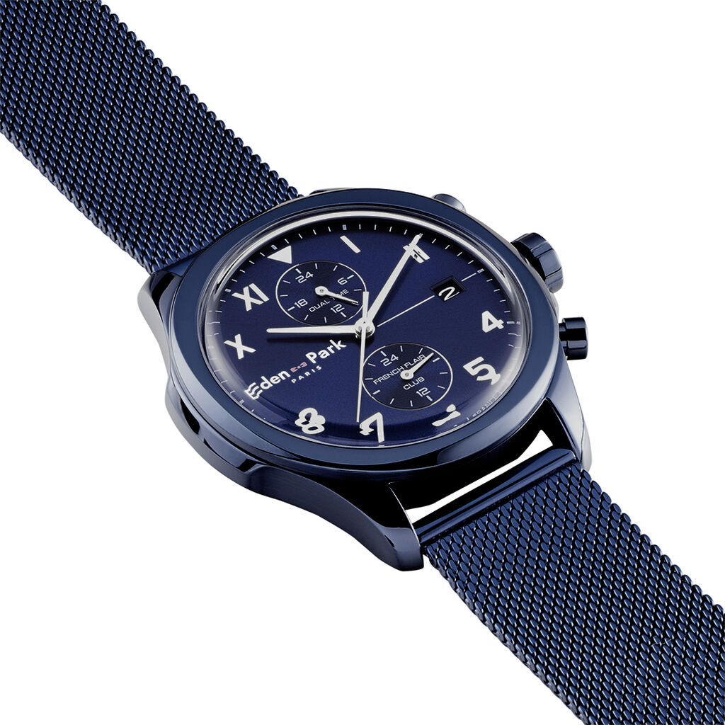 Montre Eden Park Club Bleu