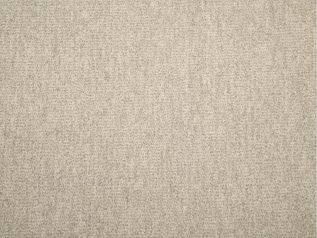 Canapé d'angle droit convertible en tissu beige ORELANA