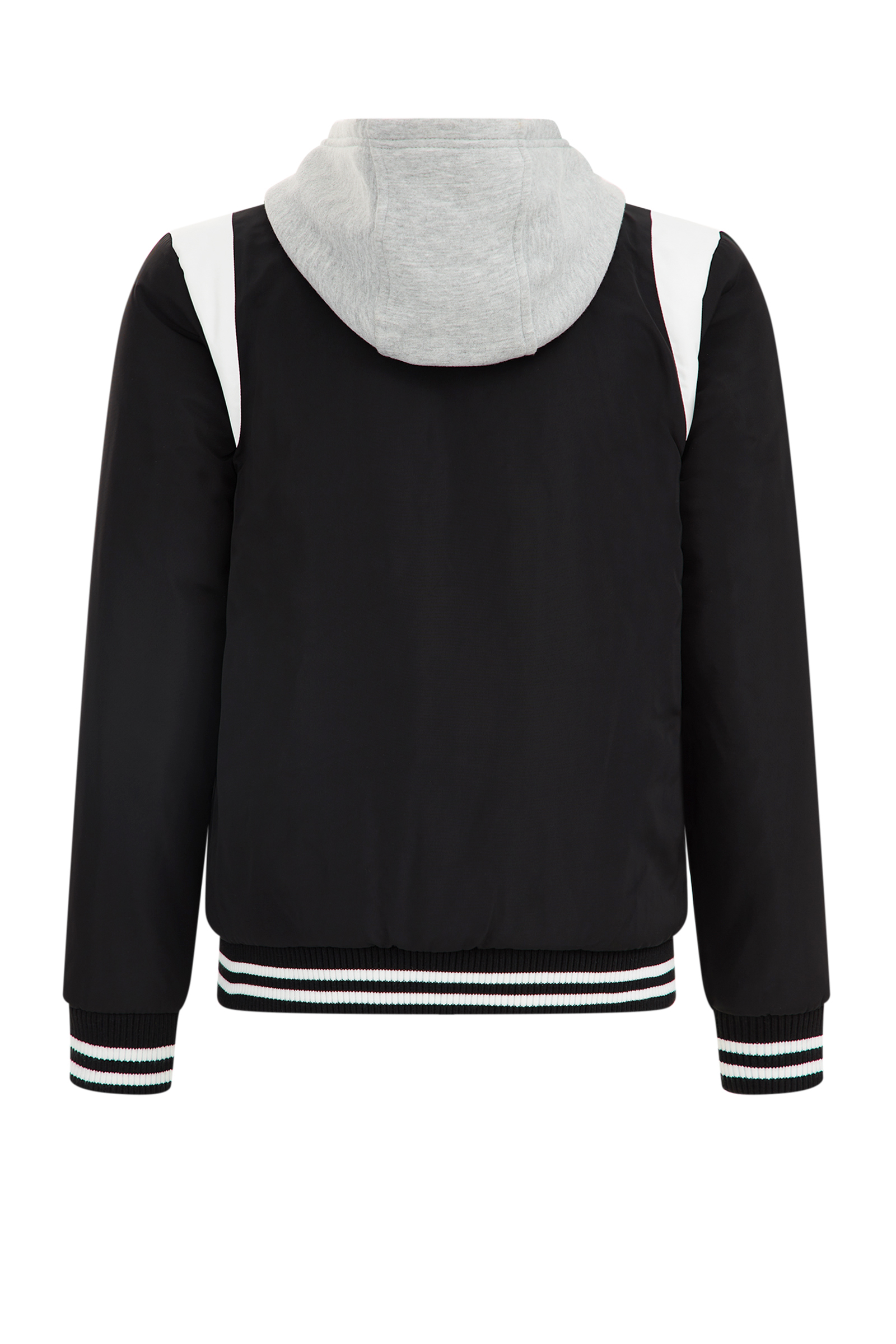 Jongens bomberjack met capuchon WE Fashion Zwart