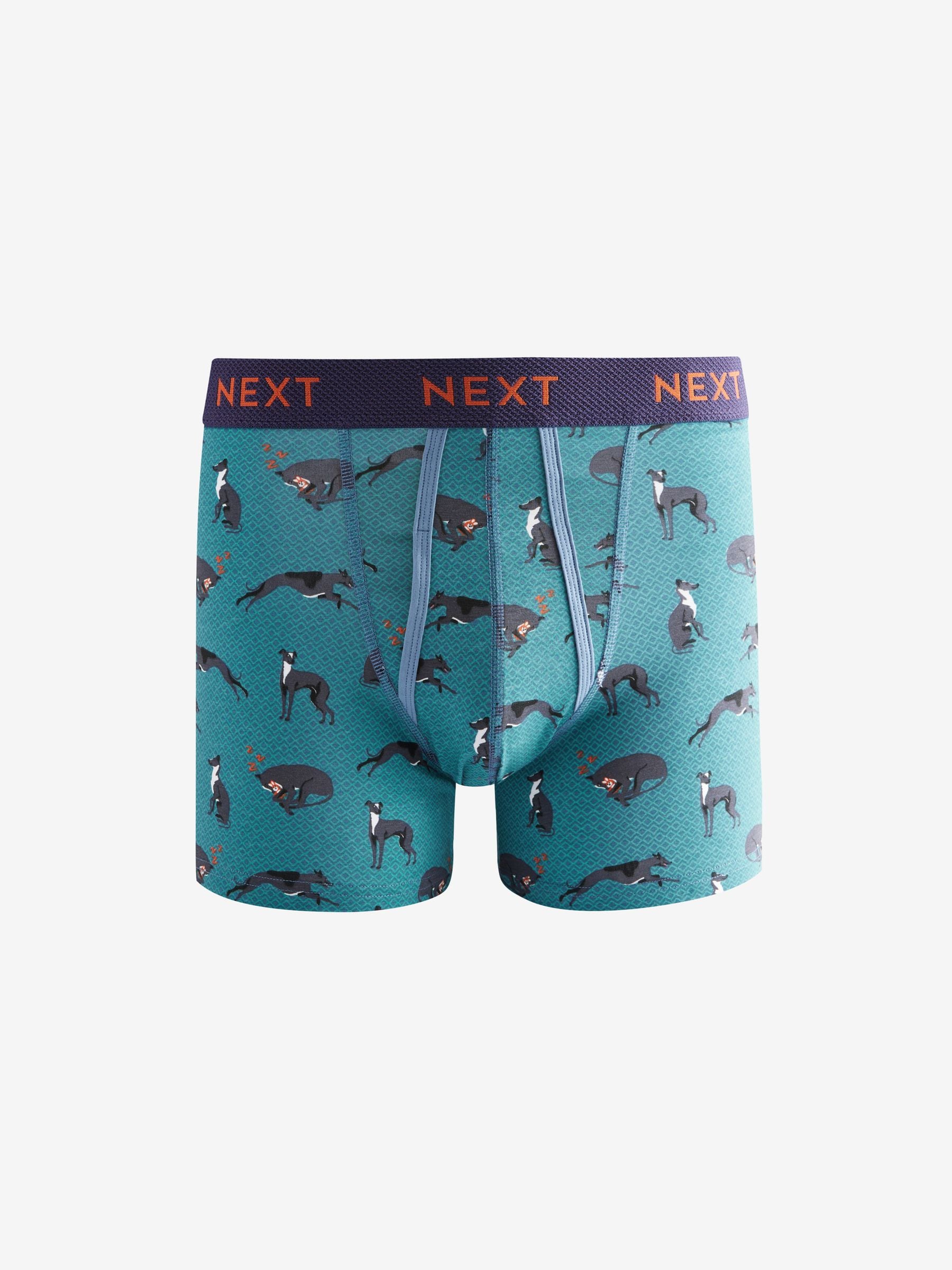 Hondenpatroon - 8 Boxershorts zonder plooi