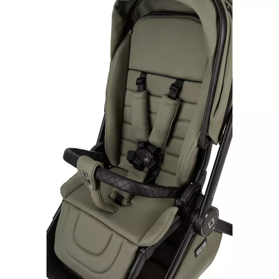 MOON Kombikinderwagen Resea Edition+ moss greenblack matt