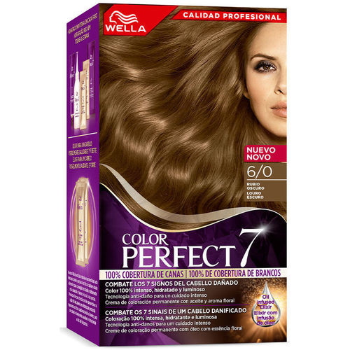 Wella Color Perfect 7 - 100% Cobertura De Canas 6/0-rubio Oscuro