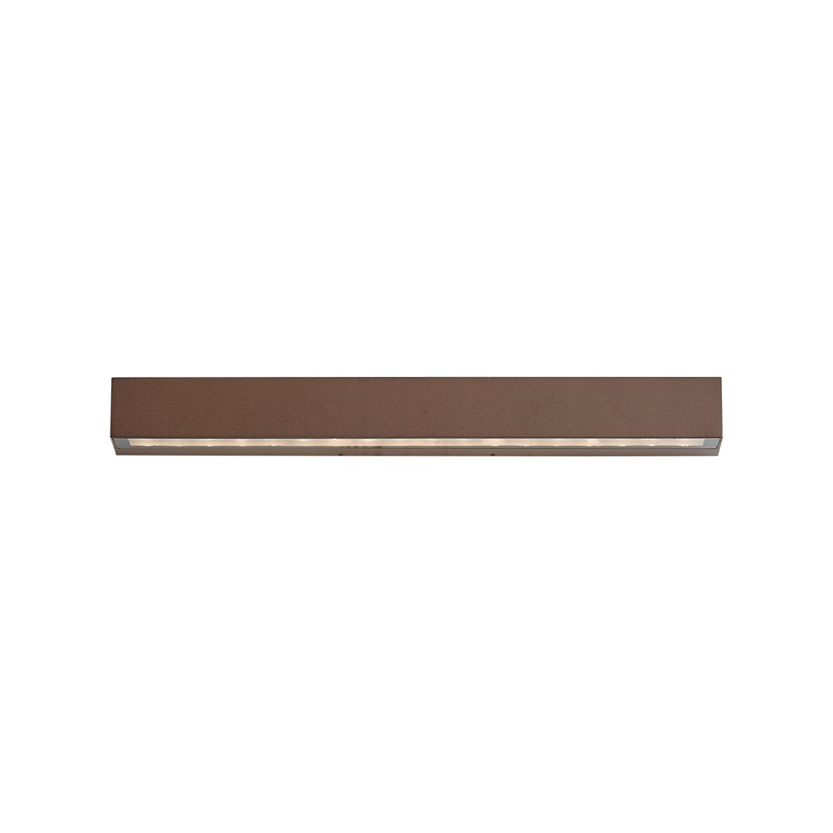 Industriële buiten wandlamp roestbruin 55cm incl. LED IP65 - Hannah