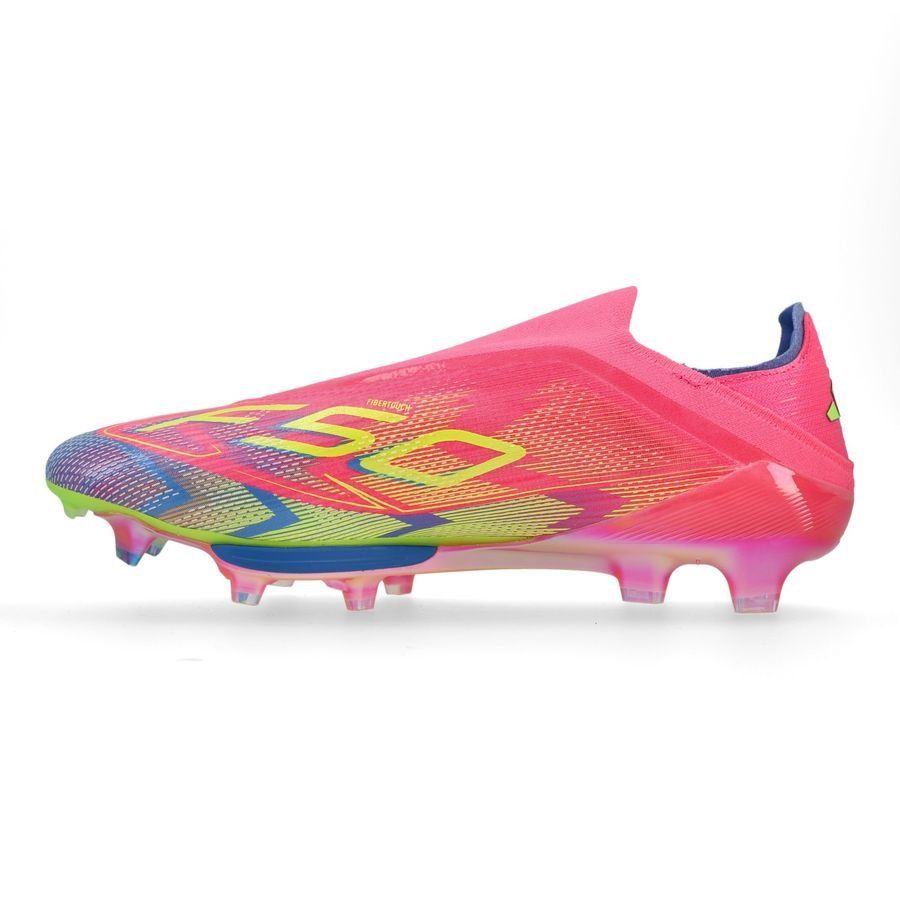 adidas F50   Laceless FG Mystic Victory - Lucid Pink/Lucid Lemon/Blue Fusion