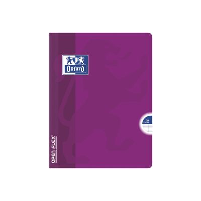 Oxford Openflex - Cahier polypro 17 x 22 cm - 96 pages - grands carreaux (seyès) - disponible dans différentes couleurs