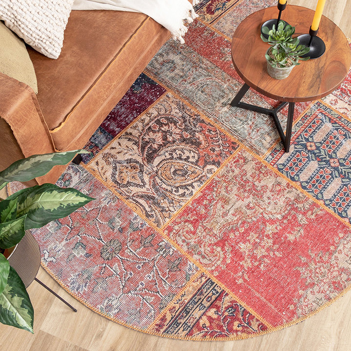 Patchwork Vloerkleed - Moods Rond Rustic No.19