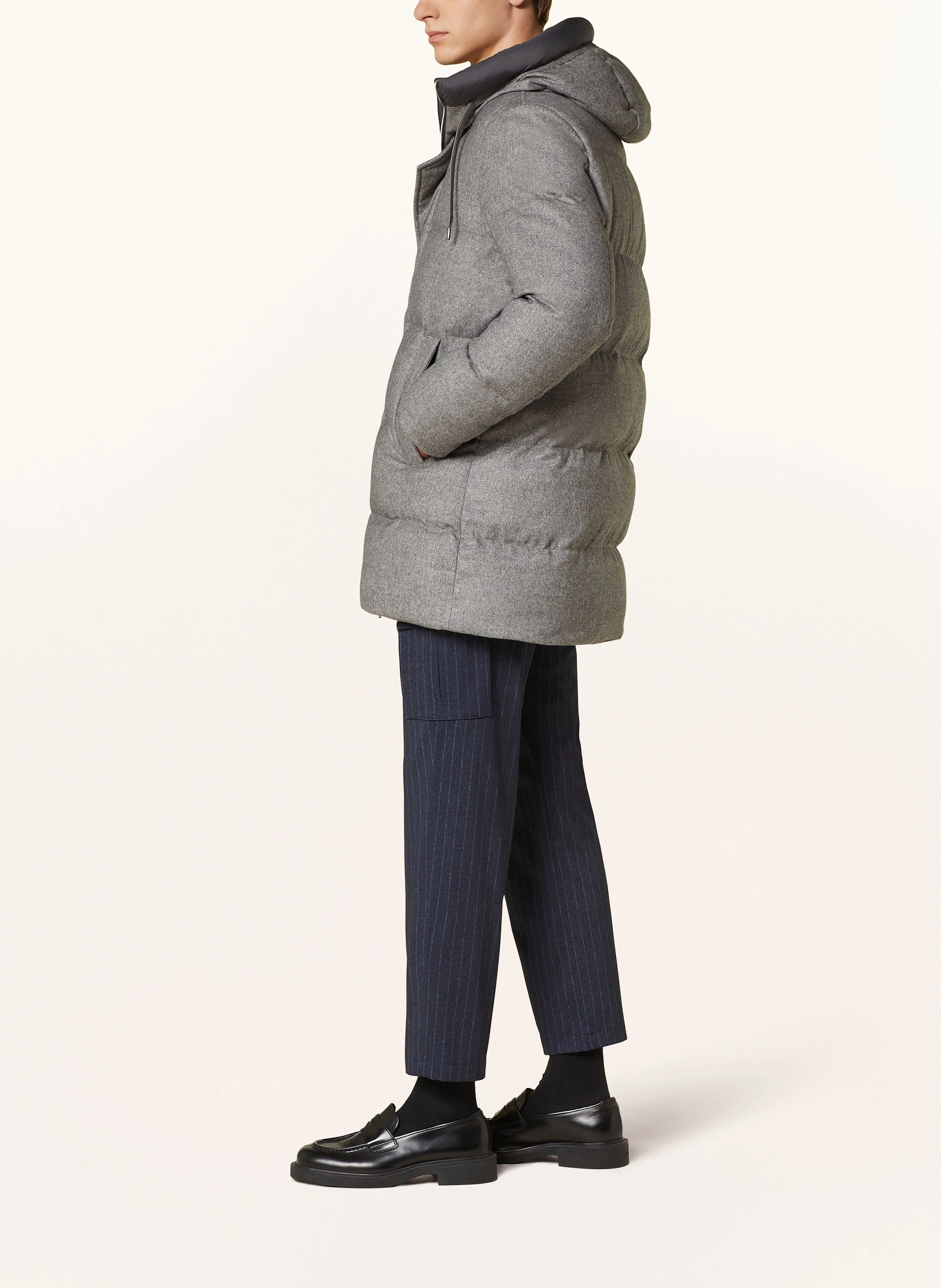 HERNO Daunenjacke mit Seide und Casmere