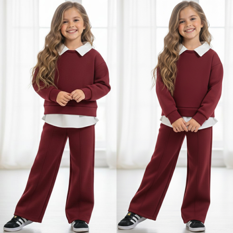 Timeless Streetwear Set - bordeaux