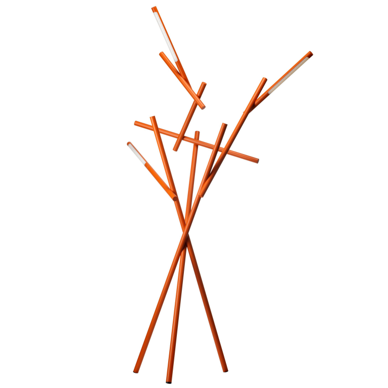 Foscarini Tuareg vloerlamp LED zwart verchroomd