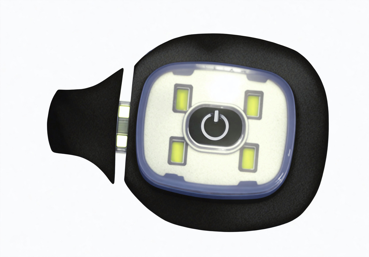 Modische Mütze mit integrierter, herausnehmbarer LED-Lampe