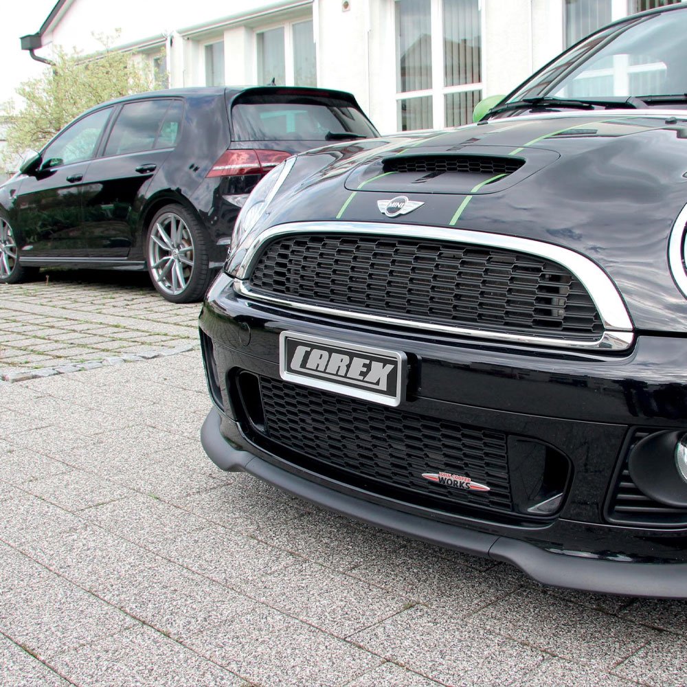 Kennzeichenhalterset Wechselschild Nummernrahmen für Auto KFZ Set Vorne   Hinten | Langformat (SW51550250088700BRA) - Schwarz