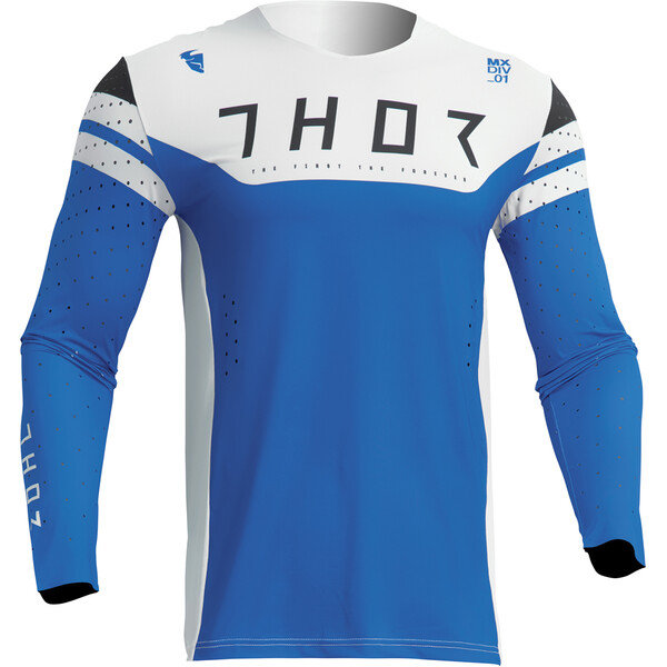 Thor Motocross - Maillot Prime Rival Bleu / Blanc