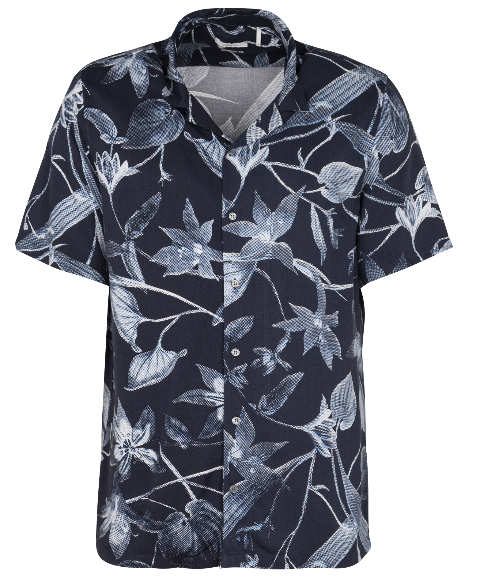 Chemise regular imprimée| Bleu