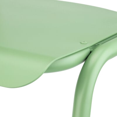 Stuhl Alu 2, Blaßgrün RAL 6021