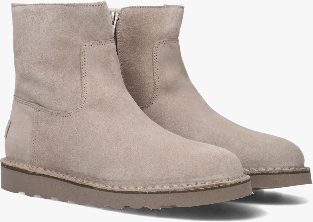 beige shabbies enkelboots palissa mia zip