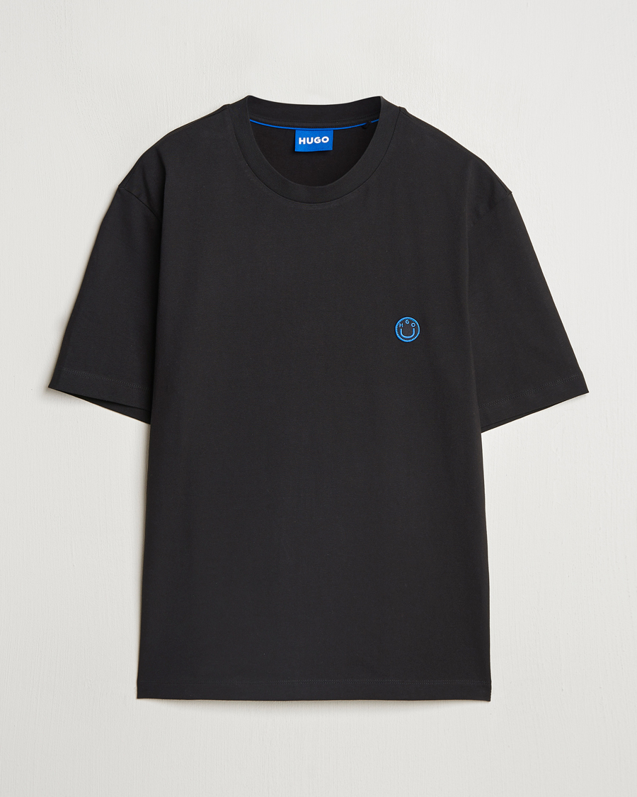 HUGO Niley Smiley Logo T-Shirt Black