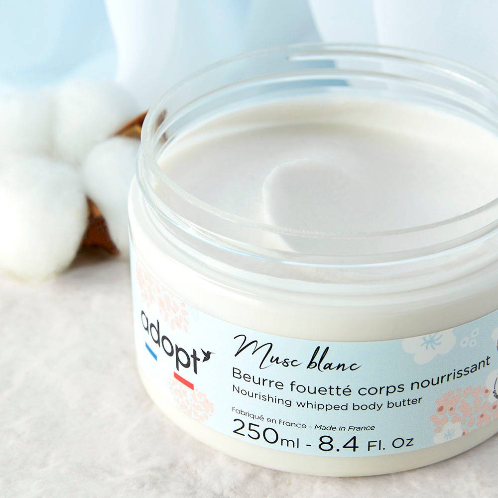 Musc blanc Beurre fouetté corps nourrissant 250 ml