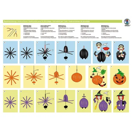 URSUS Funny Paper Balls Scary stories, 30 Papierstreifen, vorgelocht