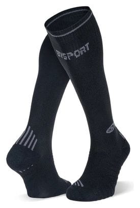 Chaussettes BV Sport Run Compression Noir Gris