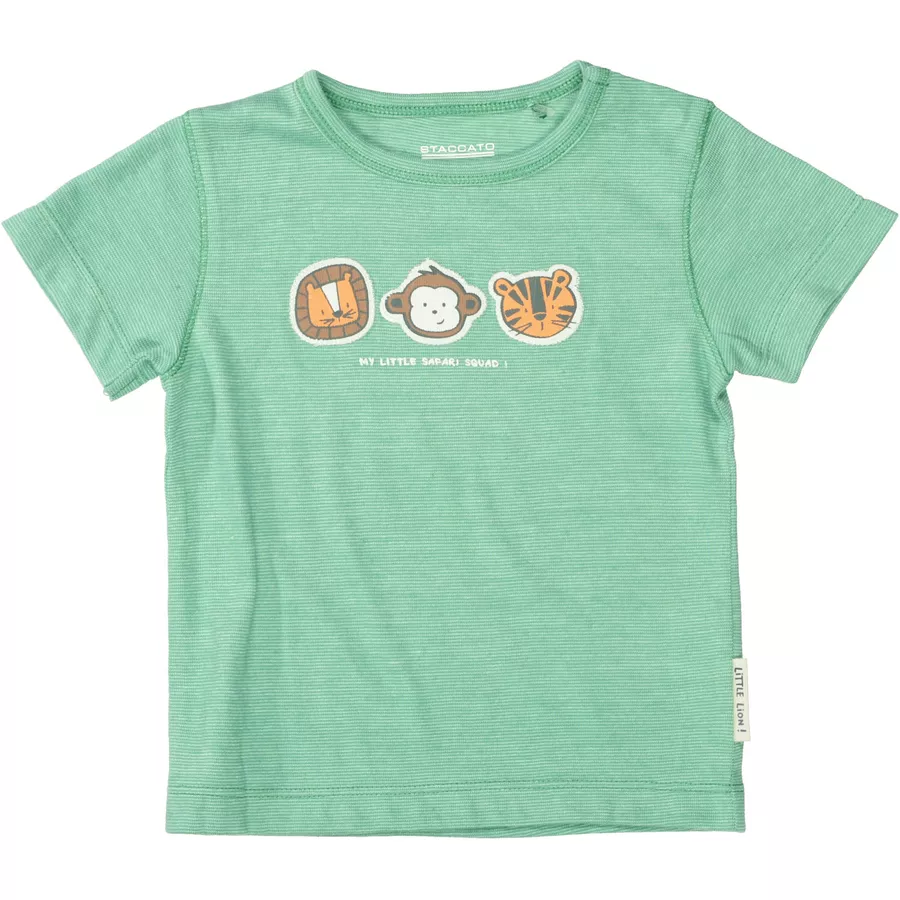 Staccato T-Shirt emerald strukturiert
