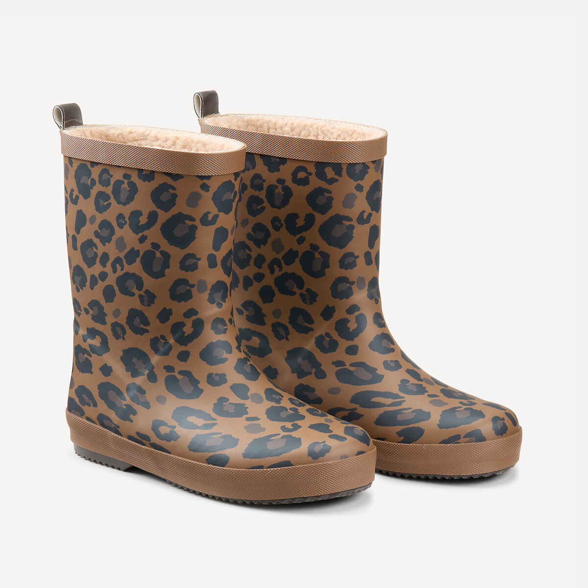 COLEÇÃO LA REDOUTE<br>Botas de chuva com estampa de leopardo