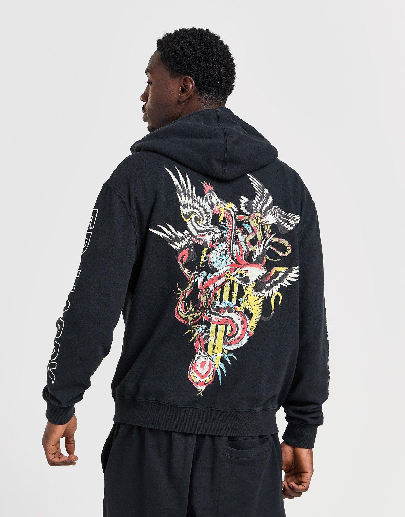 Ed Hardy Sweat à Capuche Battle Homme