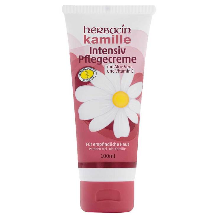 Herbacin Kamille Intensiv Pflegecreme Tube, 100 ml