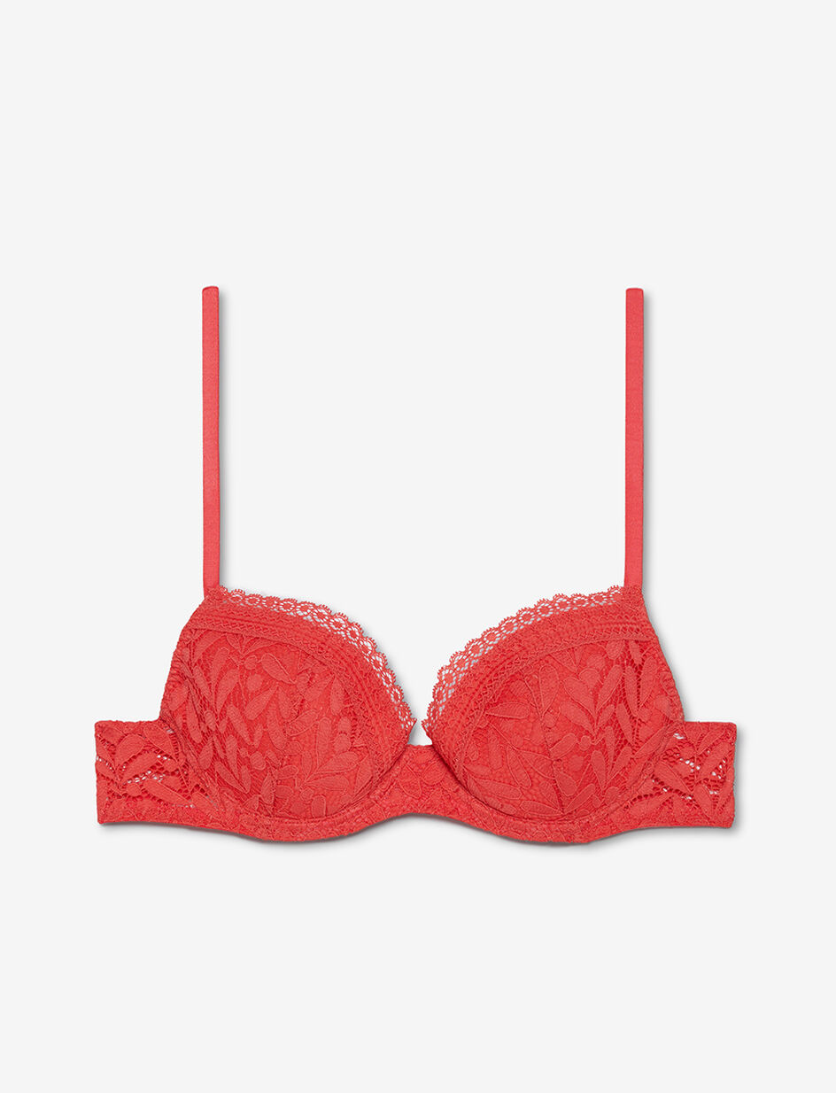 Soutien-gorge push-up avec armatures - rose vitaminé