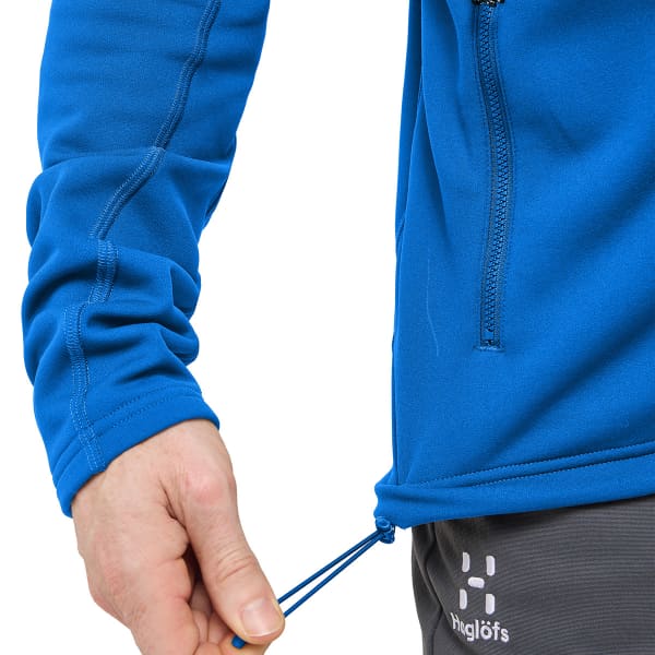 Veste polaire ski rando HAGLÖFS ROSSON MID HOOD M ELECTRIC BLUE