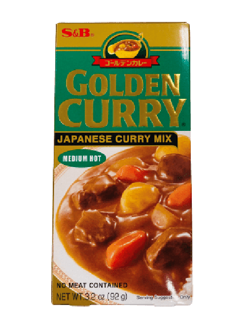 S&B Golden Curry Saus Mix Medium Heet 92g