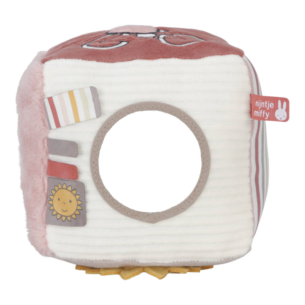 nijntje fluffy kubus - roze