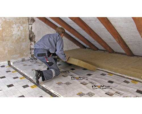 ISOVER Tweelaags zolderisolatie-element Topdec Loft WLG 035 1200 mm x 625 mm x 60 mm