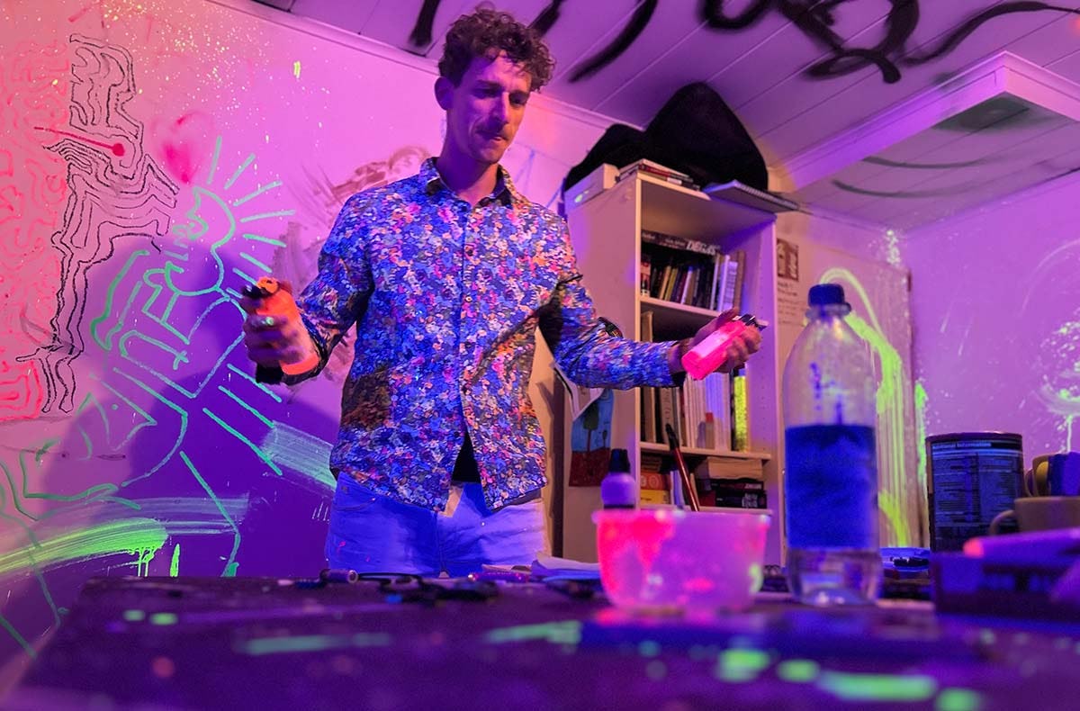 Action Neon Painting München