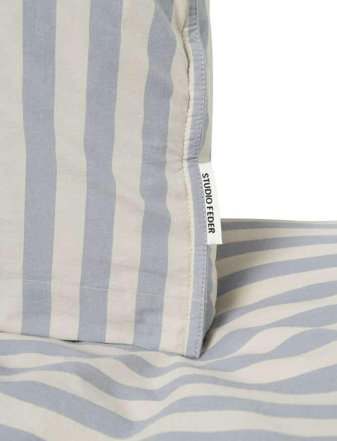 Studio Feder Baby Sengetøj Pale blue stripe
