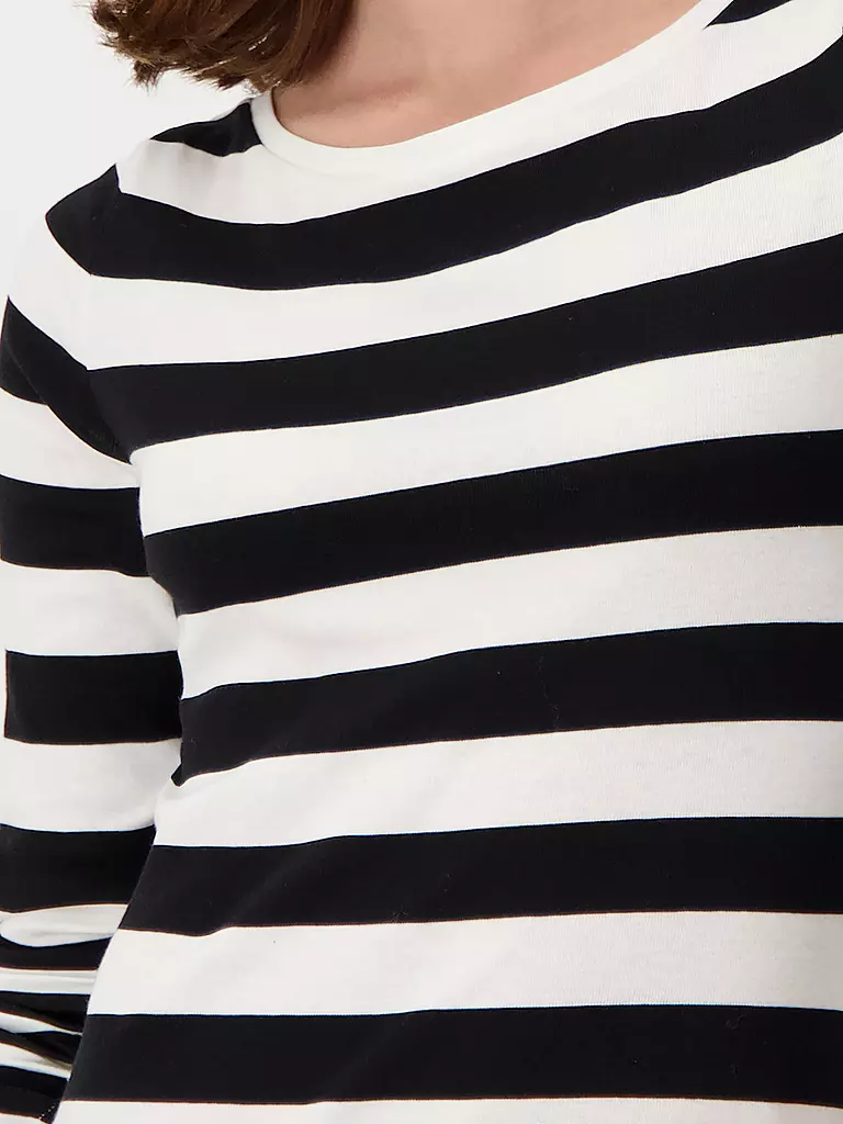MONARI Langarmshirt schwarz