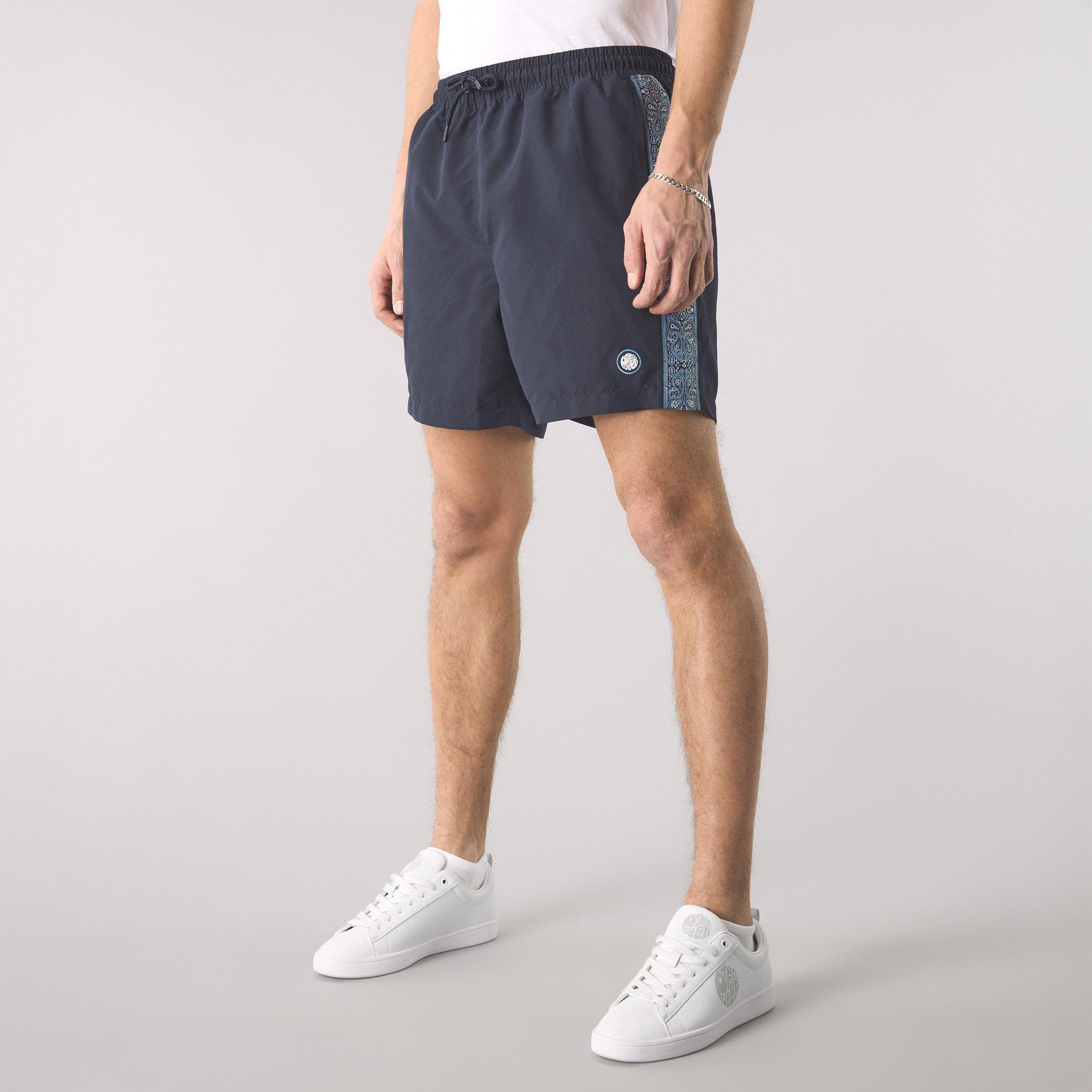 Pretty Green Eclipse Paisley Swim Shorts