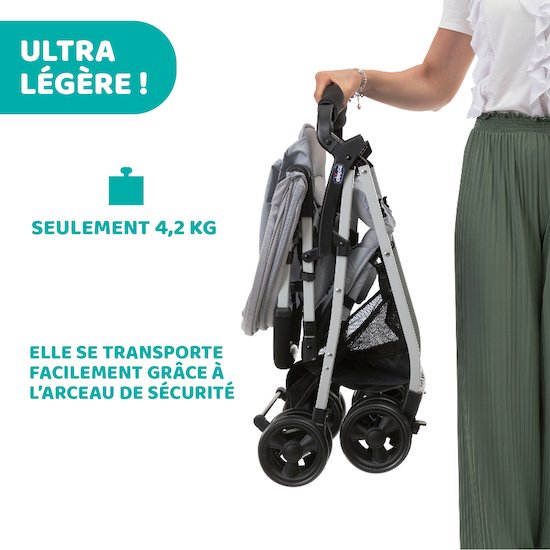 Poussette OHlala 3   Grey Mist        de               Chicco