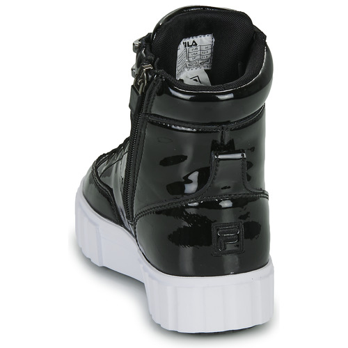 Fila - SANDBLAST HIGH - Noir vernis