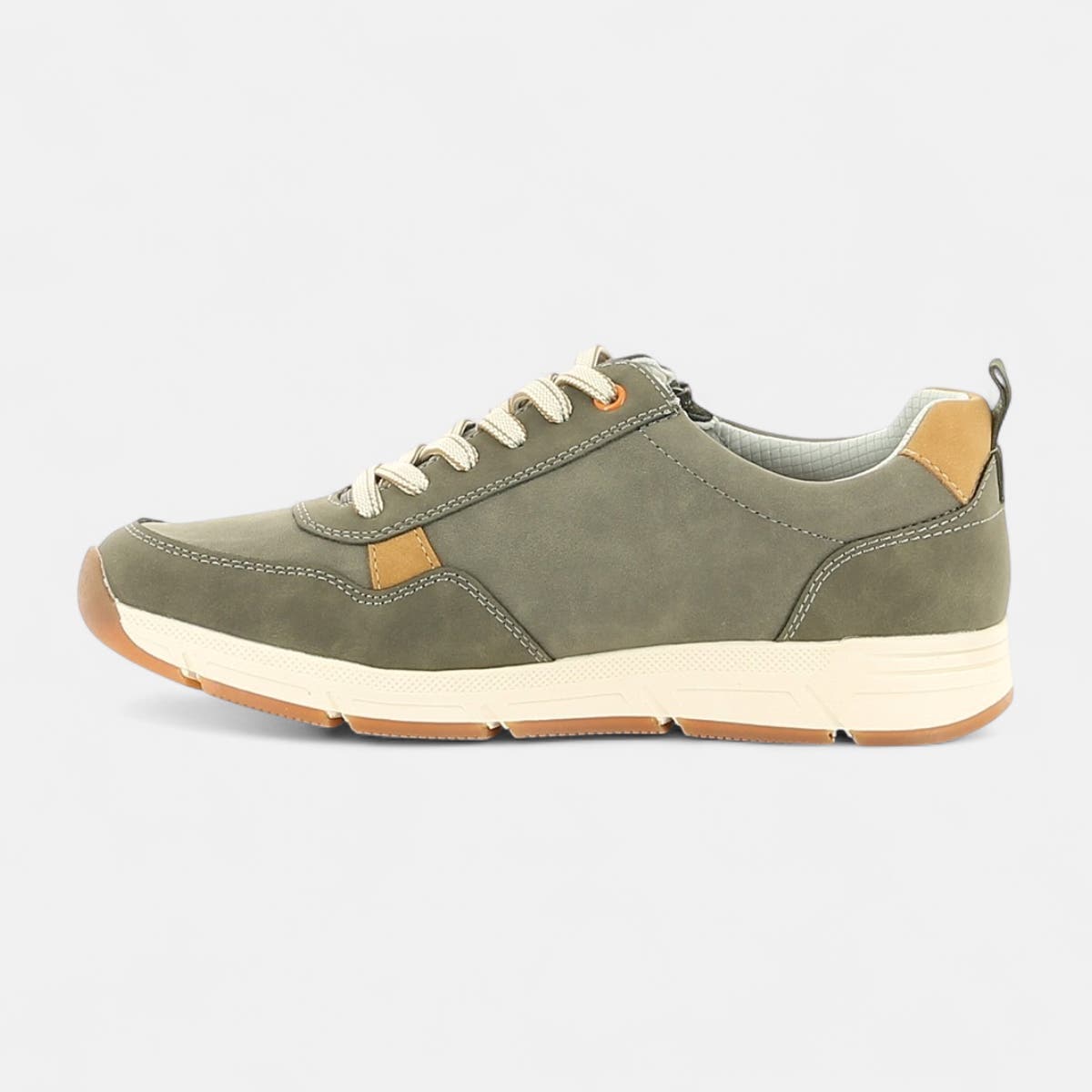 Baskets basses Homme kaki