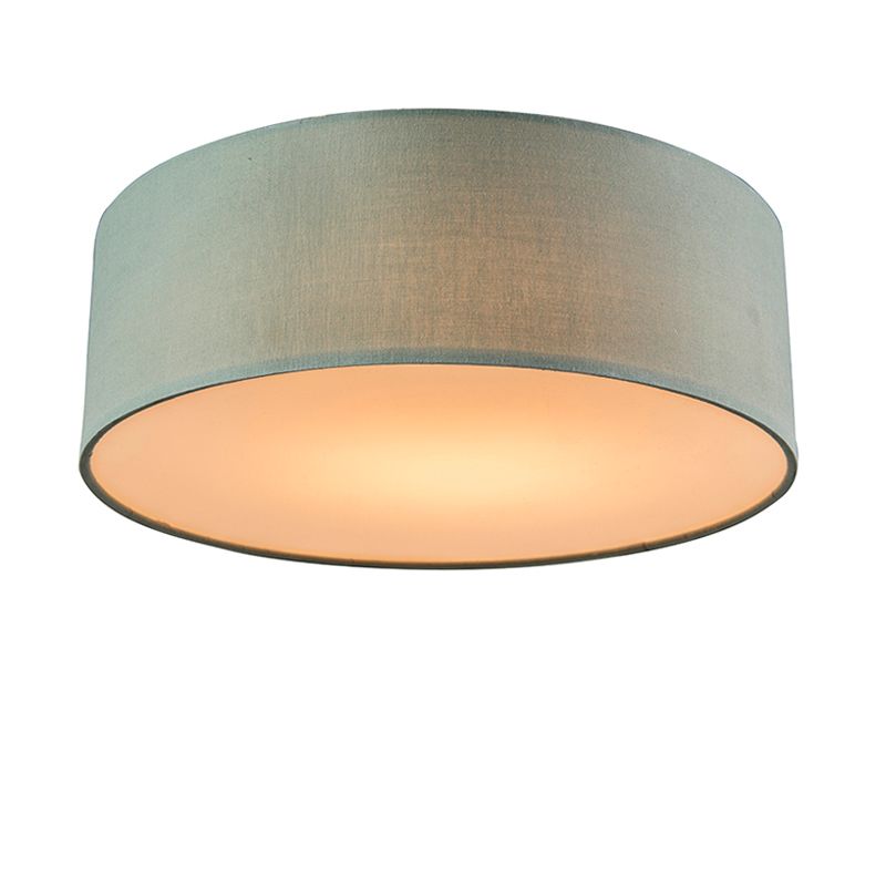 Plafondlamp groen 30 cm incl. LED - Drum LED