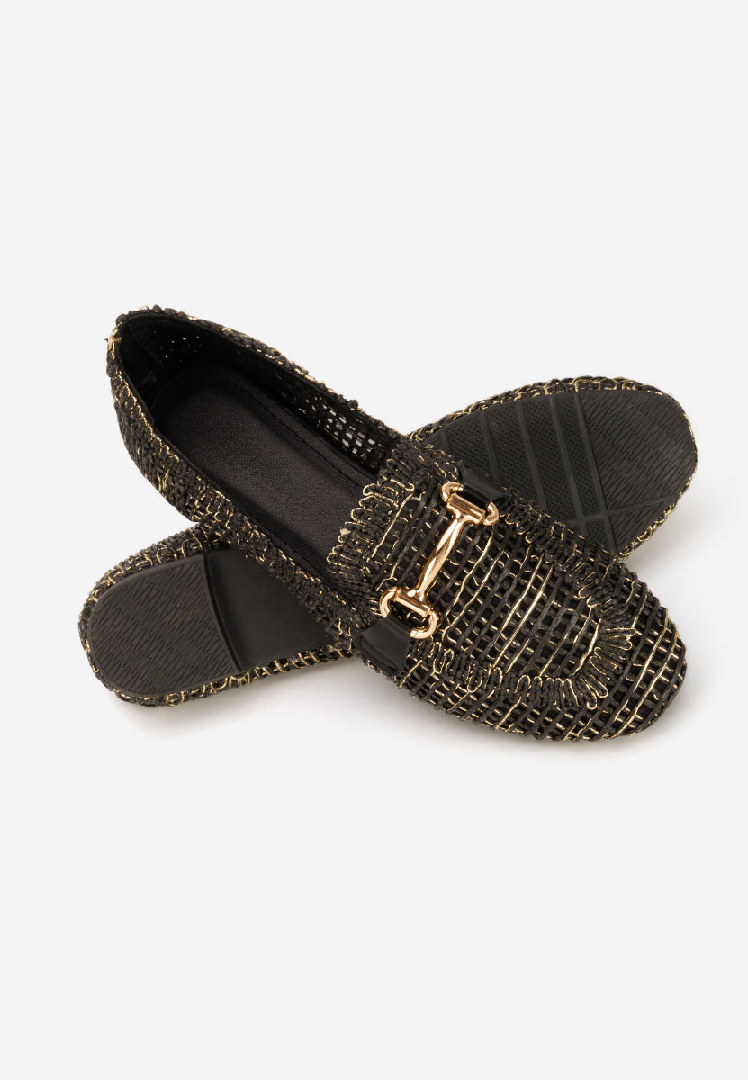 Mocassins femme noirs Cameilia