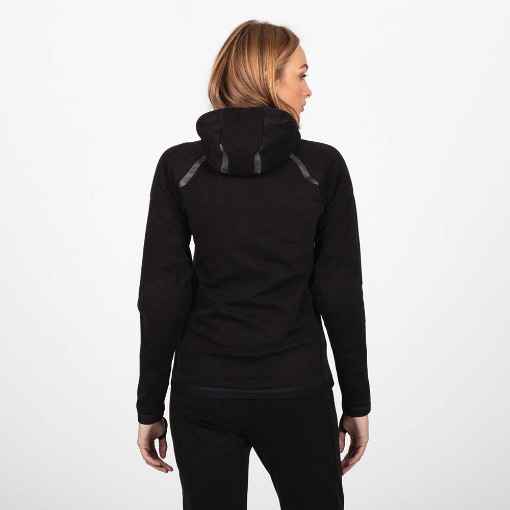 knox - Sweat zippé femme Shield Noir