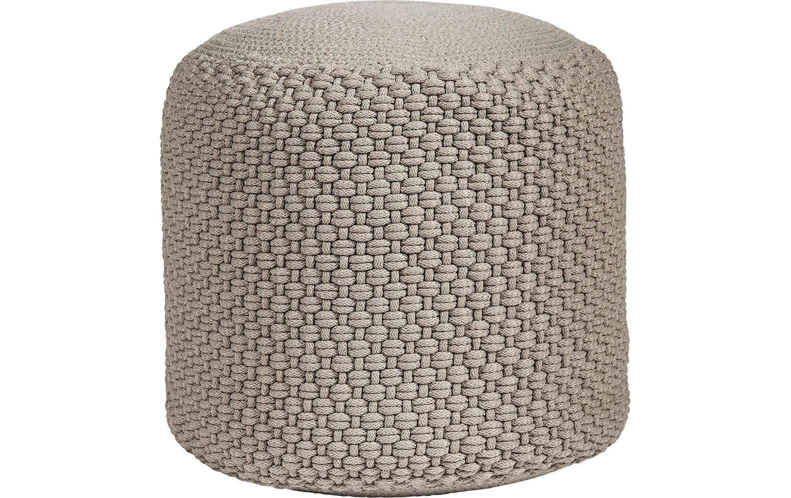Pouf Uni Sand, 40 x 40 cm<br>Sitzpouf