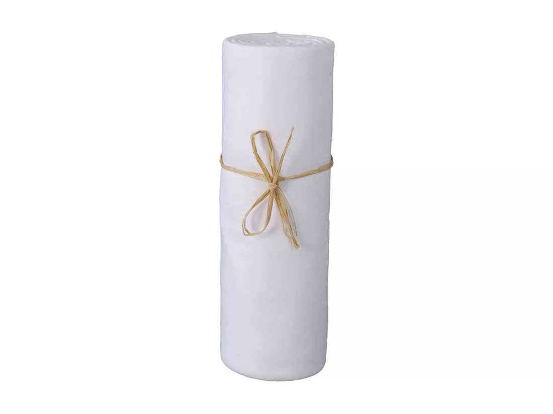 Drap housse bébé jersey bio spécial Cododo 50x80 blanc