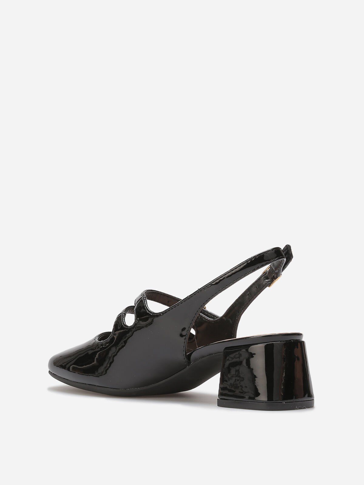 Babies vernies slingback- Noir