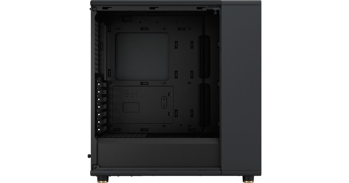 Fractal DesignNorth midi tower behuizing  (Zwart | 2x USB-A | 1x USB-C | Tempered Glass)