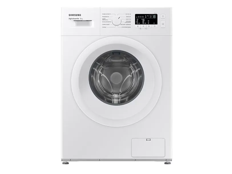 Samsung WW60A3120WE - Vaskemaskine - bredde: 59.5 cm - dybde: 44 cm - højde: 85 cm - frontbetjening - 6 kg - 1200 rpm - hvid