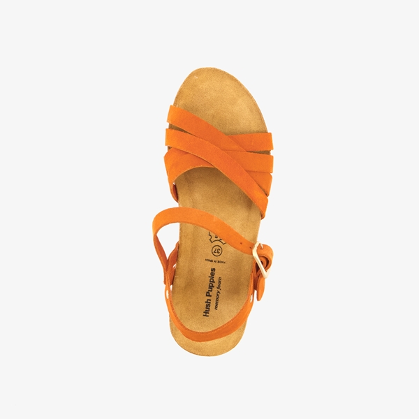 Hush Puppies Bio dames sandalen oranje